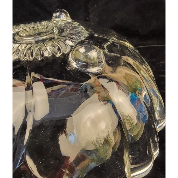 Vintage Indiana Glass "Sunflower" Three-Footed Serving Bowl - Picture 10 of 14